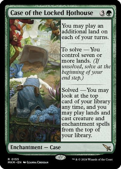 Case of the Locked Hothouse Murders at Karlov Manor Magic card