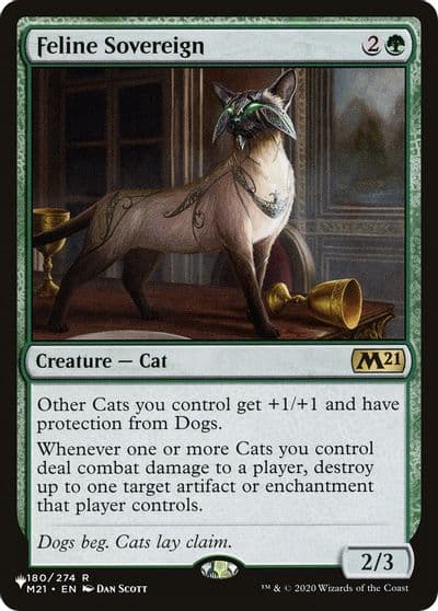 Feline Sovereign The List Reprints Magic card