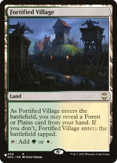 Fortified Village The List Reprints Magic card