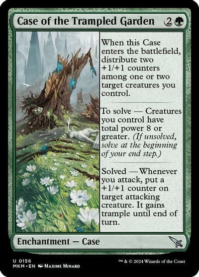 Case of the Trampled Garden Murders at Karlov Manor Magic card