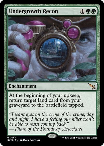 Undergrowth Recon Murders at Karlov Manor Magic card