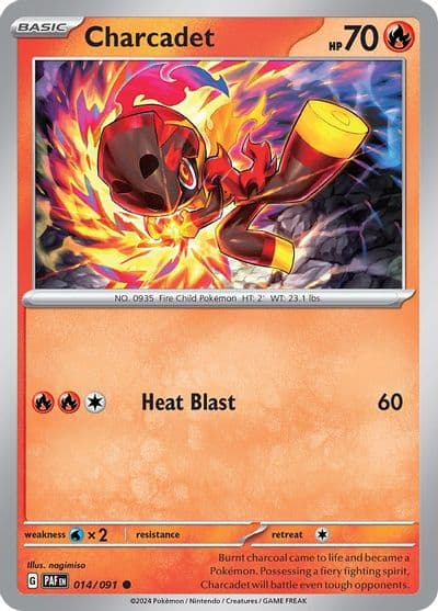 Charcadet SV: Paldean Fates Pokemon card