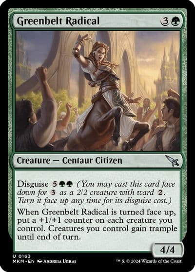 Greenbelt Radical Murders at Karlov Manor Magic card