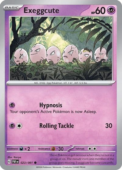 Exeggcute SV: Paldean Fates Pokemon card