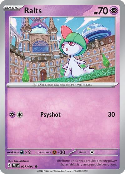 Ralts SV: Paldean Fates Pokemon card