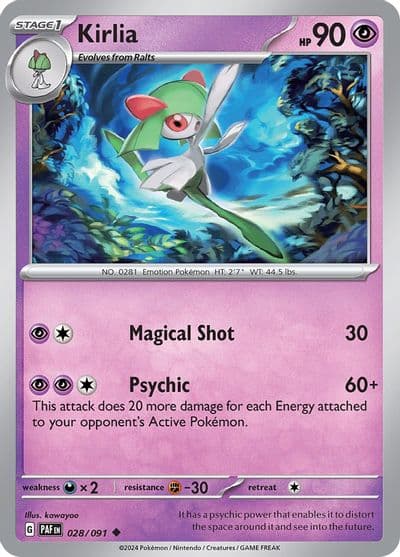 Kirlia SV: Paldean Fates Pokemon card