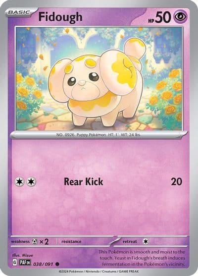 Fidough SV: Paldean Fates Pokemon card