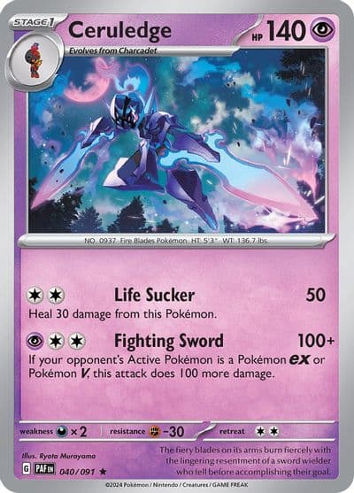 Ceruledge SV: Paldean Fates Pokemon card
