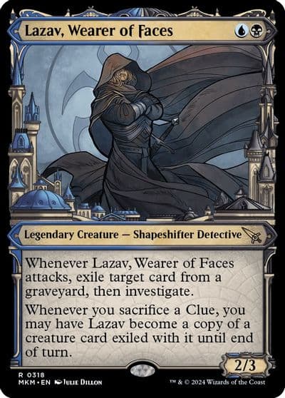 Lazav Wearer of Faces Showcase 0318 Murders at Karlov Manor Magic card