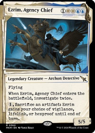 Ezrim Agency Chief Showcase Murders at Karlov Manor Magic card