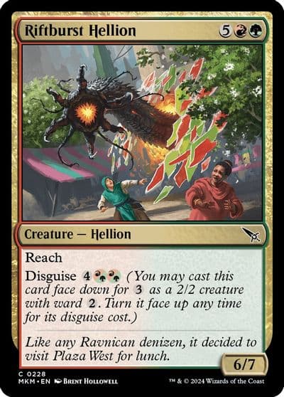 Riftburst Hellion Murders at Karlov Manor Magic card