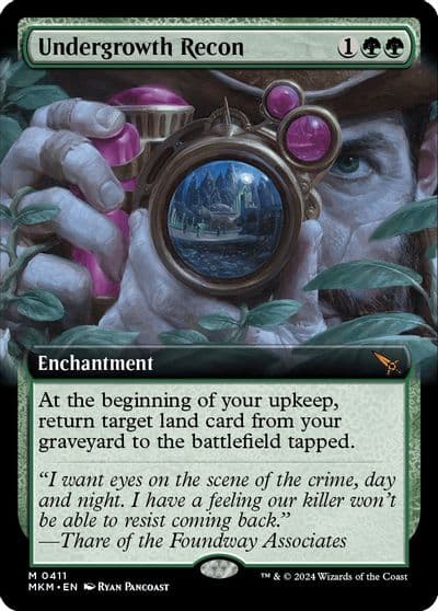 Undergrowth Recon Extended Art Murders at Karlov Manor Magic card