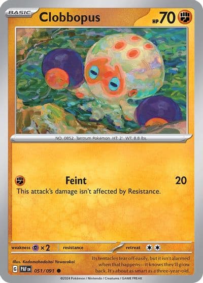 Clobbopus SV: Paldean Fates Pokemon card