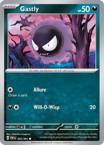 Gastly SV: Paldean Fates Pokemon card