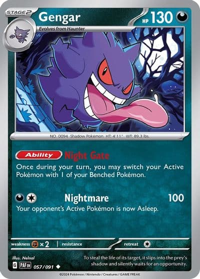 Gengar SV: Paldean Fates Pokemon card