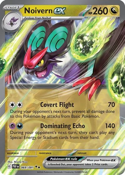 Noivern ex SV: Paldean Fates Pokemon card