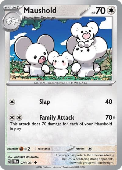 Maushold SV: Paldean Fates Pokemon card