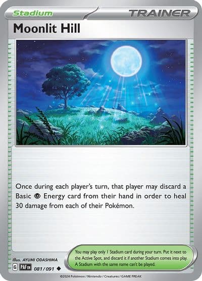 Moonlit Hill SV: Paldean Fates Pokemon card