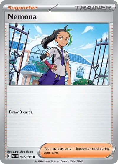 Nemona SV: Paldean Fates Pokemon card