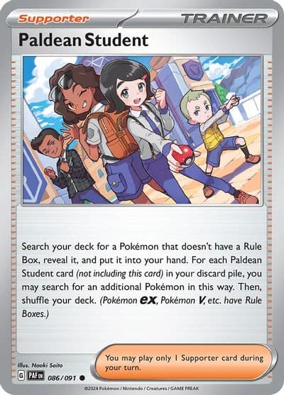 Paldean Student SV: Paldean Fates Pokemon card