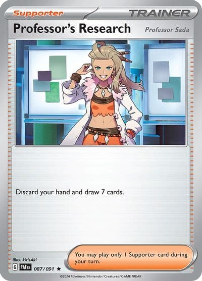 Professor's Research SV: Paldean Fates Pokemon card