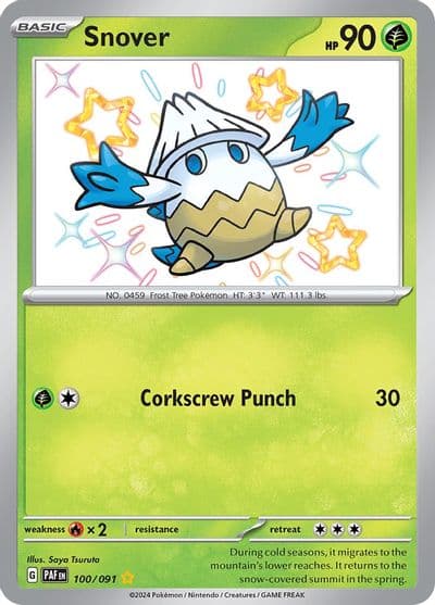 Snover SV: Paldean Fates Pokemon card