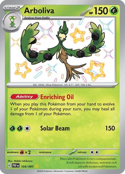 Arboliva SV: Paldean Fates Pokemon card
