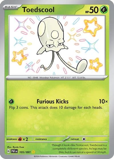 Toedscool SV: Paldean Fates Pokemon card