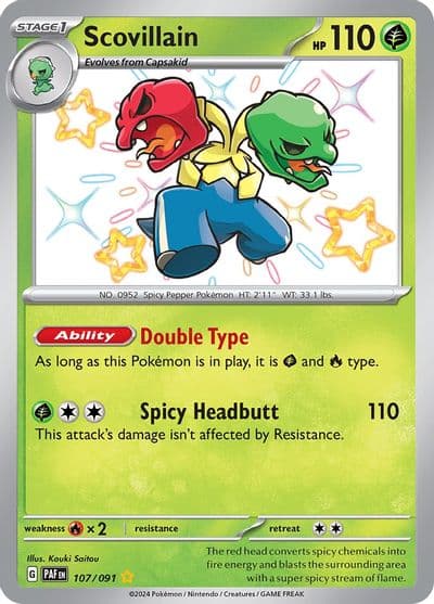Scovillain SV: Paldean Fates Pokemon card