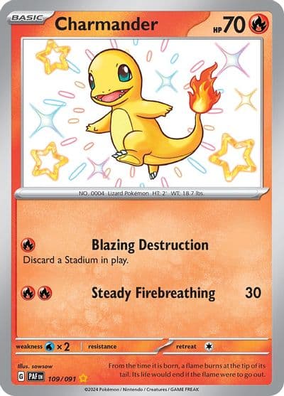 Charmander SV: Paldean Fates Pokemon card
