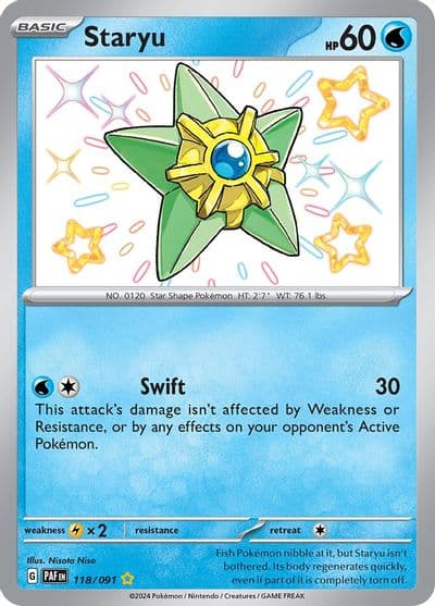 Staryu SV: Paldean Fates Pokemon card