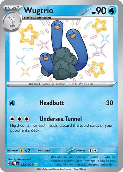 Wugtrio SV: Paldean Fates Pokemon card