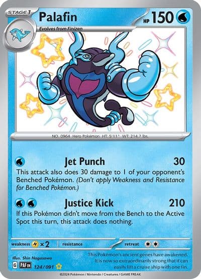 Palafin SV: Paldean Fates Pokemon card