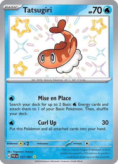 Tatsugiri SV: Paldean Fates Pokemon card