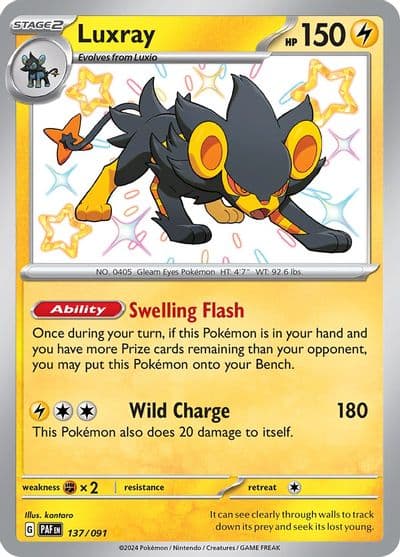 Luxray SV: Paldean Fates Pokemon card