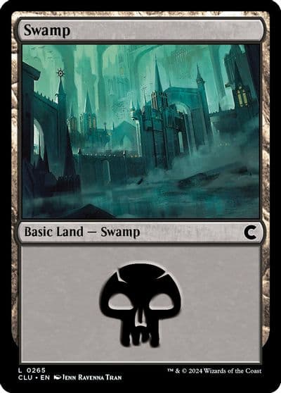 Swamp 0265 Ravnica: Clue Edition Magic card