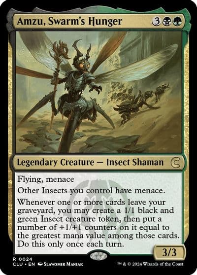 Amzu Swarms Hunger Ravnica: Clue Edition Magic card