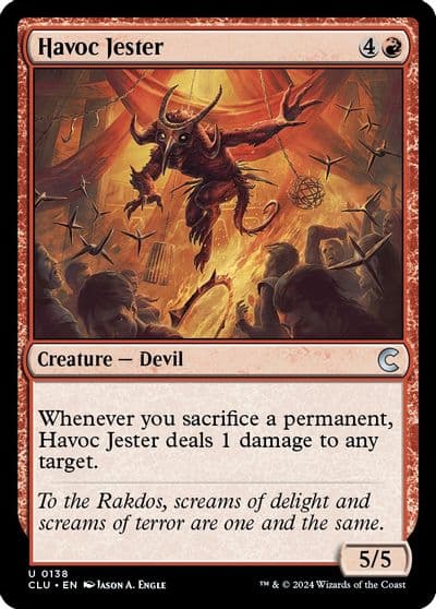 Havoc Jester Ravnica: Clue Edition Magic card