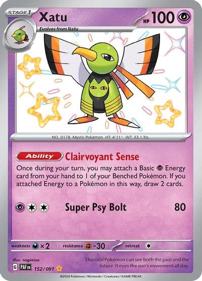 Xatu SV: Paldean Fates Pokemon card