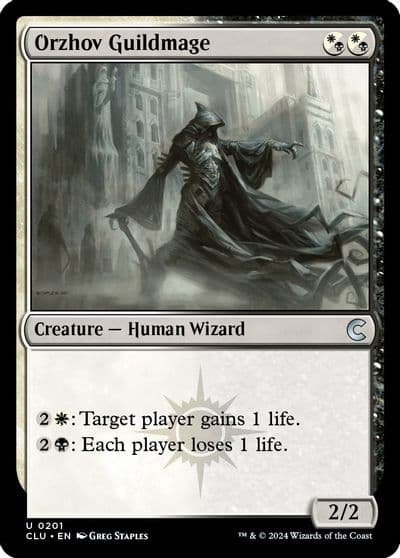 Orzhov Guildmage Ravnica: Clue Edition Magic card