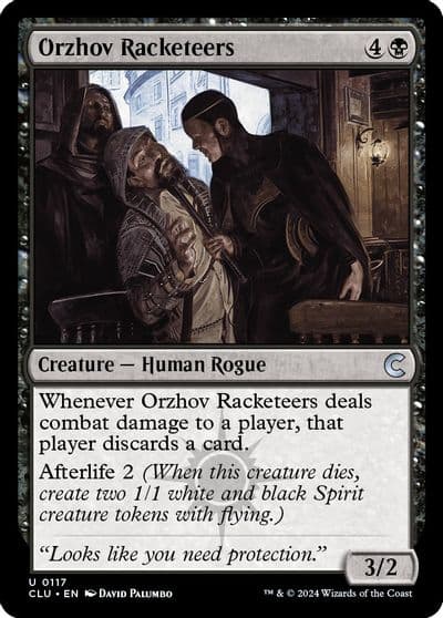 Orzhov Racketeers Ravnica: Clue Edition Magic card