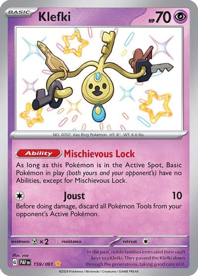 Klefki SV: Paldean Fates Pokemon card