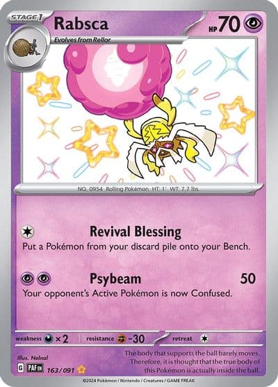 Rabsca SV: Paldean Fates Pokemon card