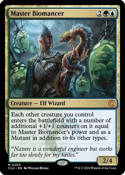 Master Biomancer Ravnica: Clue Edition Magic card