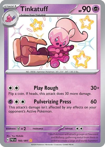Tinkatuff SV: Paldean Fates Pokemon card