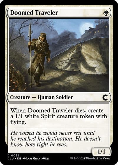 Doomed Traveler Ravnica: Clue Edition Magic card