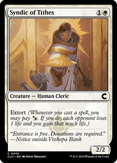 Syndic of Tithes Ravnica: Clue Edition Magic card