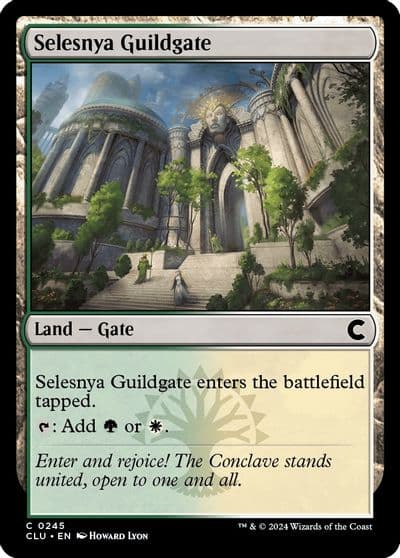 Selesnya Guildgate Ravnica: Clue Edition Magic card