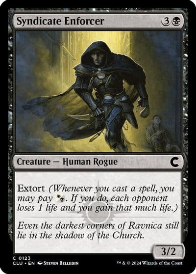 Syndicate Enforcer Ravnica: Clue Edition Magic card