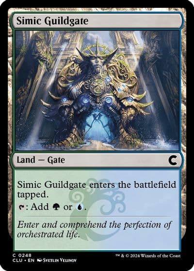 Simic Guildgate Ravnica: Clue Edition Magic card